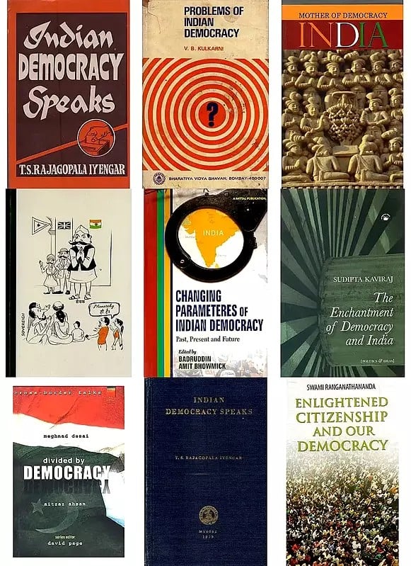 Indian Democracy (Set of 9 Books)