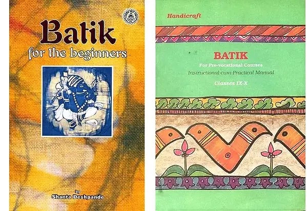 2 Books on Batik Art