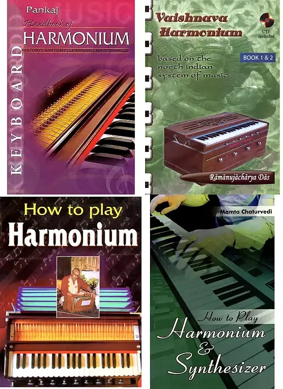 Learn to Play the Harmonium (Set of 4 Books)