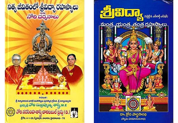 2 Books on the Secrets of Srividya in Telugu