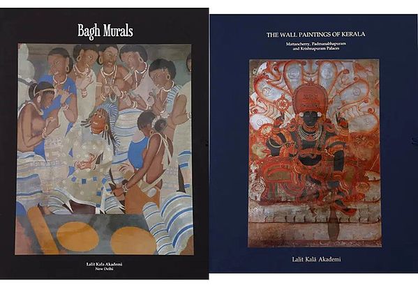 Set of 2 Portfolios about Mural Paintings by the Lalit Kala Akademi