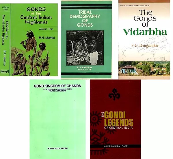History and Culture of the Gond Tribe (Set of 6 Books)