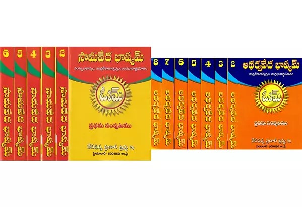2 Vedas in Telugu (Set of 14 Books)