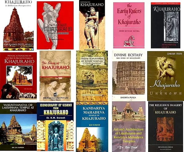 Studies on the Temples of Khajuraho (Set of 15 Books)