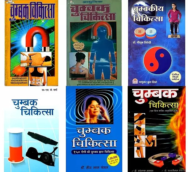 चुम्बक चिकित्सा (6 Books on Magnet Therapy in Hindi)