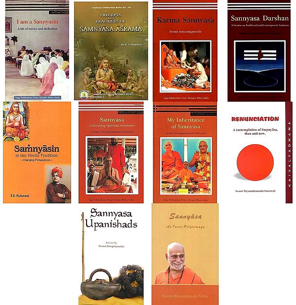 Books on Sannyasa (Set of 10 Books)