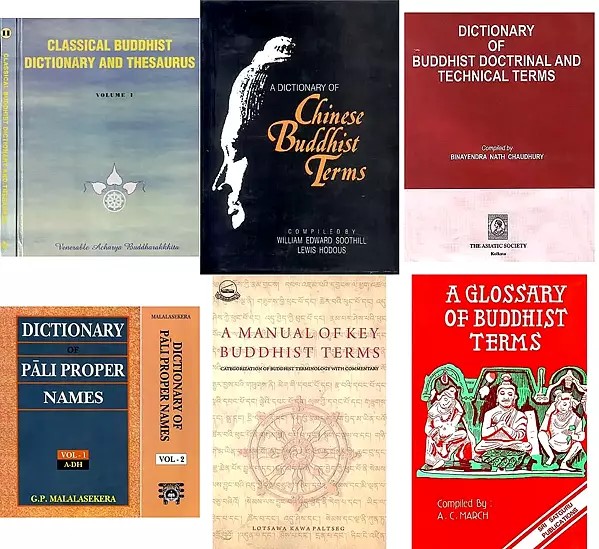 Dictionaries on Buddhism (Set of 8 Books)