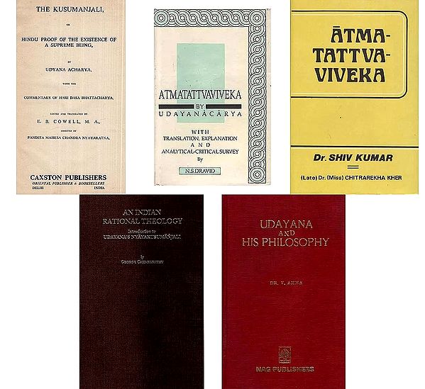 Udayana: His Works and Studies (Set of 5 Books)