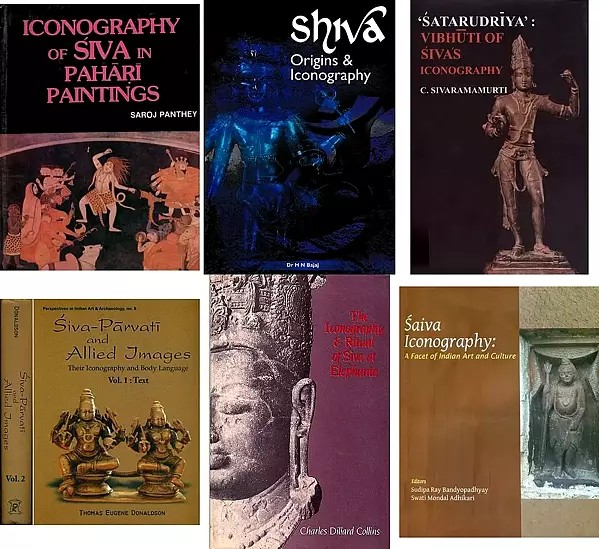 Iconography of Lord Shiva (Set of 7 Books)