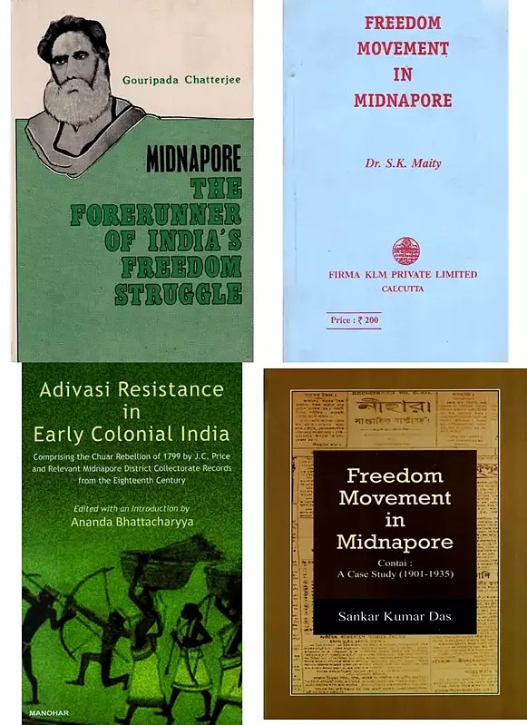 Freedom Struggle in Midnapore (Set of 4 Books)