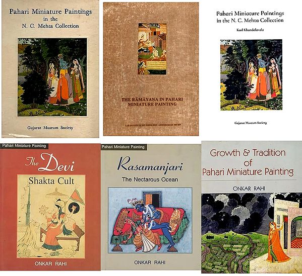 6 Books on Pahari Miniature Painting