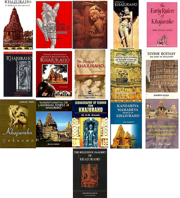 Studies on Khajuraho (Set of 16 Books)