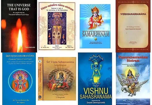 Big Commentaries on the Sri Vishnu Sahasranama (Set of 9 Books)