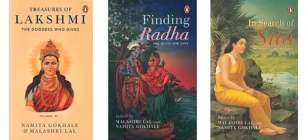 Namita Gokhale on Indian Goddesses (Lakshmi, Radha and Sita, Set of 3 Books)