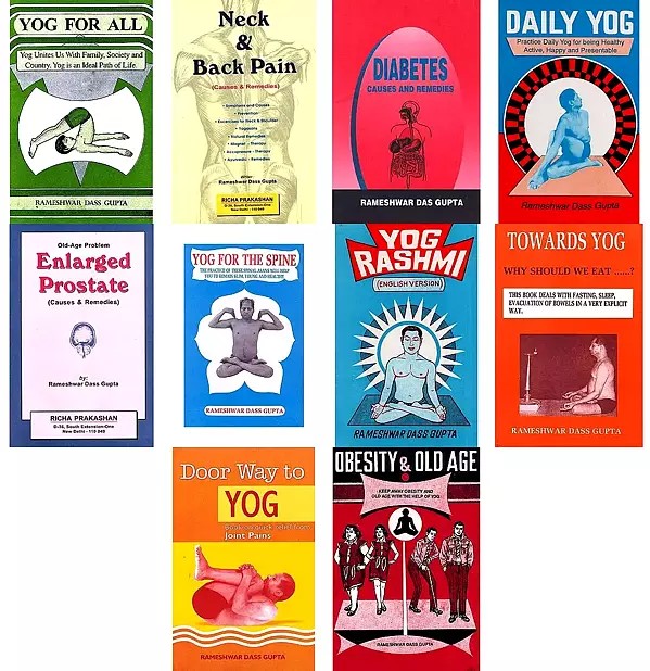 Books on Yoga by  by Shri Rameshwar Dass Gupta (Set of 10 Books)