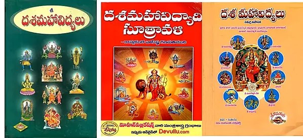 3 Books on Dasa Mahavidya (Ten Mahavidyas) in Telugu
