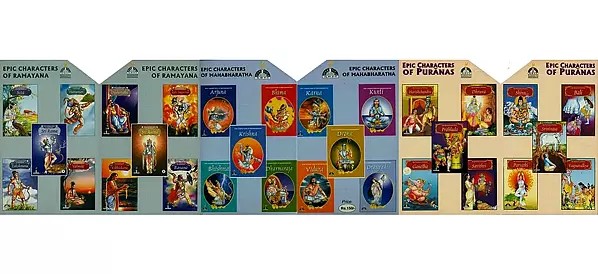 Epic Characters of Ramayana, Mahabharata and Puranas (Set of 30 Books)