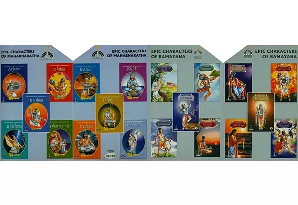 Epic Characters of Ramayana and Mahabharata (Set of 20 Books)