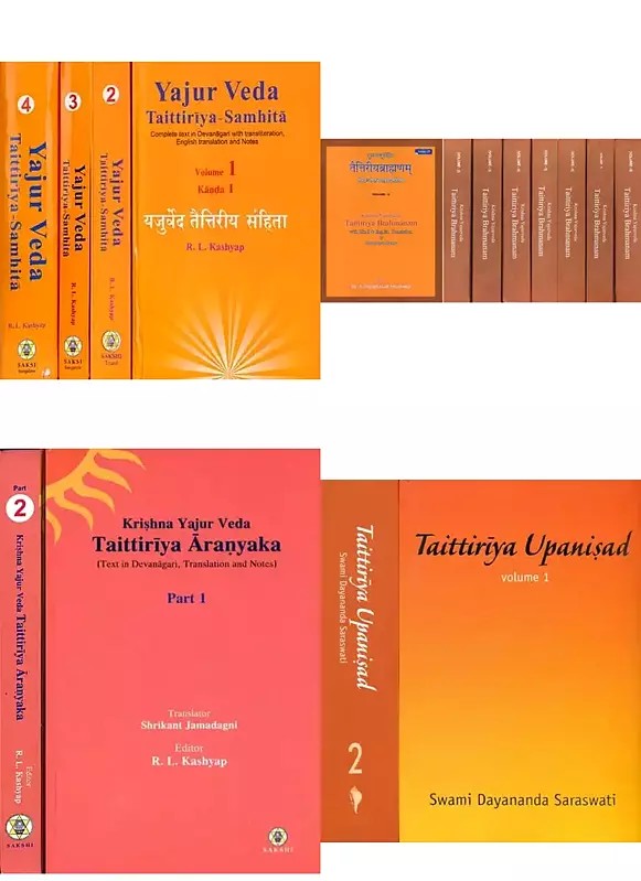 Texts of the Taittiriya Tradition (Set of 16 Books)