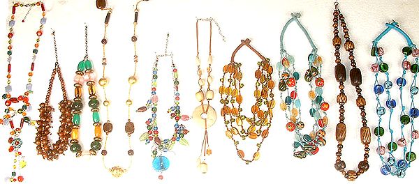 Lot of Ten Necklaces