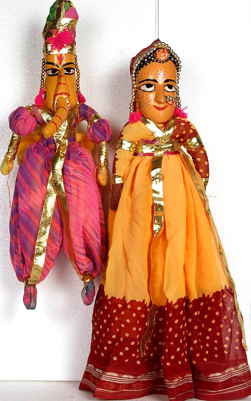 Ganesha Parvati Kathputli