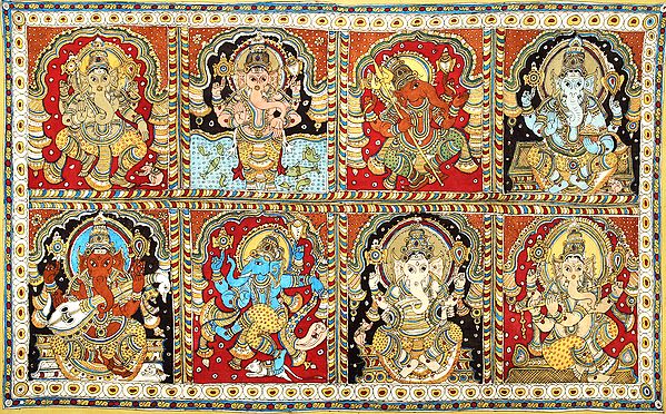 Eight Forms of Ganesha