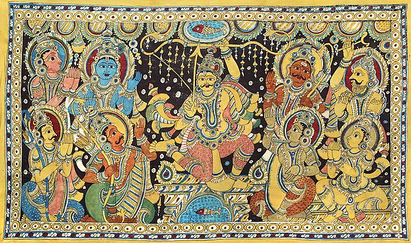 Arjuna at Draupadi's Swayamvar