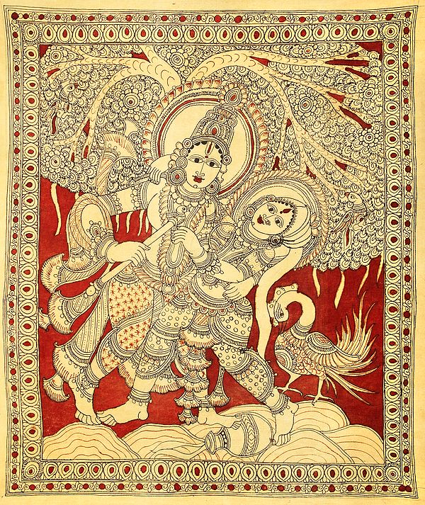 Radha-Krishna In The Throes Of Togetherness