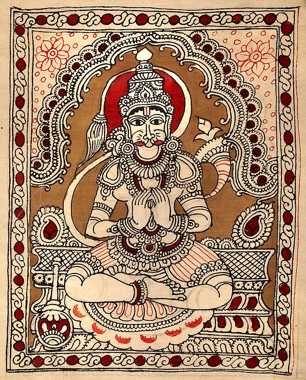 Seated Lord Hanuman