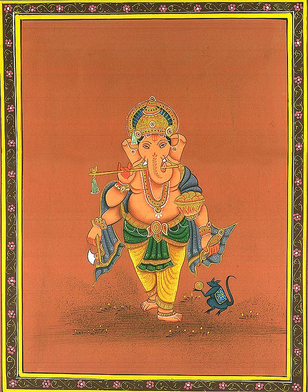Fluting Ganesha (Musical Ganesha Series)
