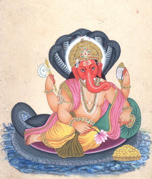 Ganesha on Sheshnaga