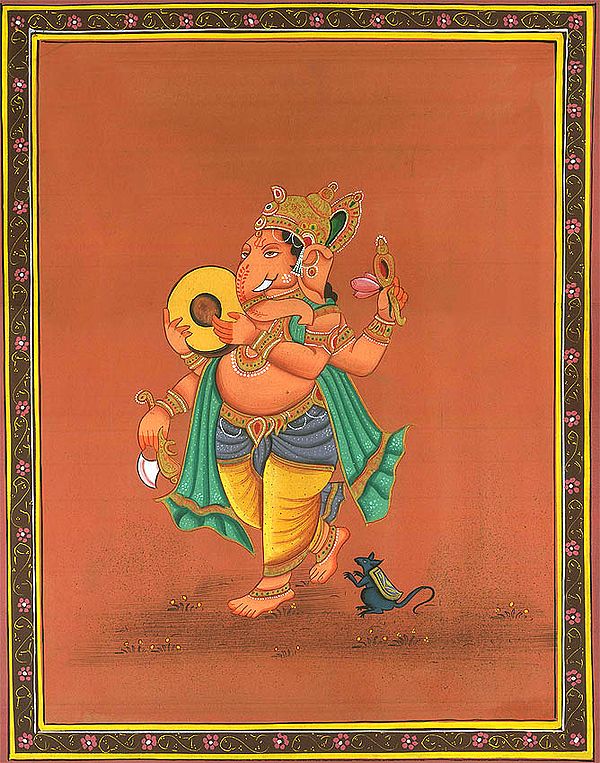 Ganesha Plays a Tambourine (Musical Ganesha Series)