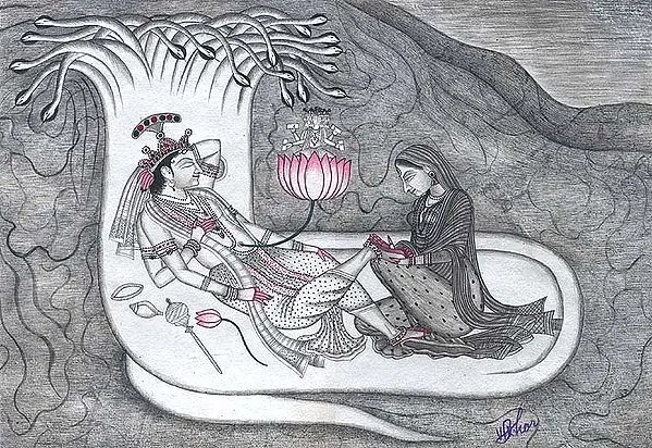 Seshashyai Vishnu (With Chromatic Aberration)
