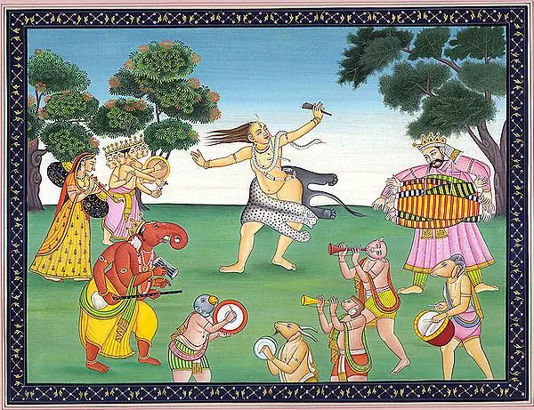 Lord Shiva in Ecstatic Dance