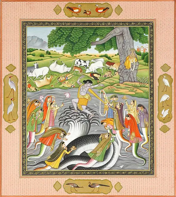 Krishna Subduing Kaliya