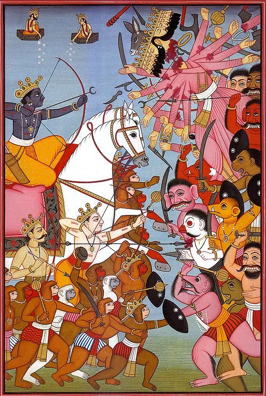 Rama's Battle with Ravana