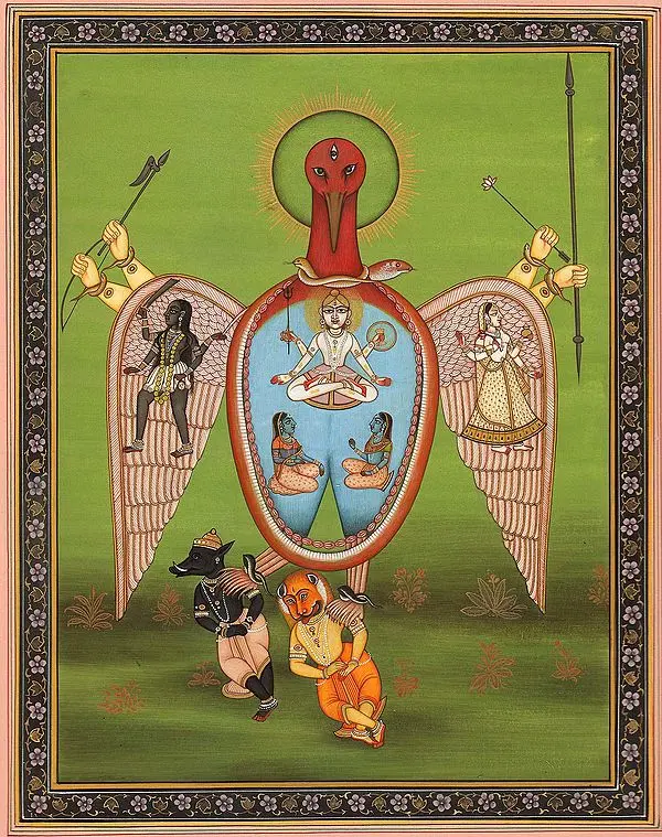 Lord Shiva as Sharvesha