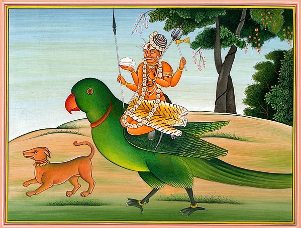 Bhairava Riding a Parrot