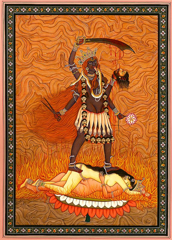 The Four-Armed Goddess Kali