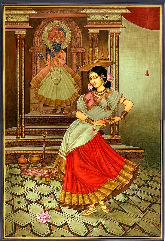 The Dancer’s Homage to Krishna