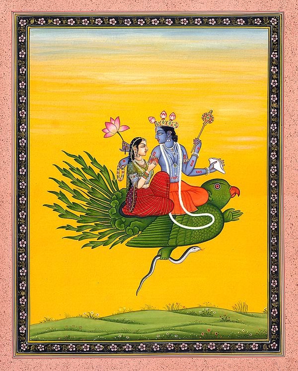 Lakshmi Vishnu On Garuda