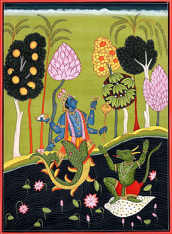 Matsyavatara of Shri Vishnu Ji