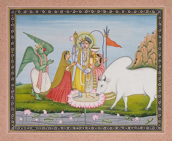 Harihara, The Deified Amalgam Of Vishnu (Hari) And Shiva (Hara)