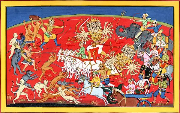 Rama Killing Ravana
