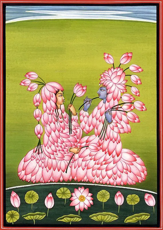 Radha Krishna the Lotus Lovers