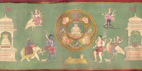 Illumination to a Jain Manuscript