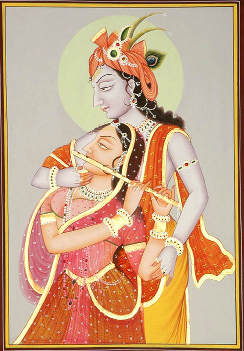 Krishna Under the Spell of Radha's Tune