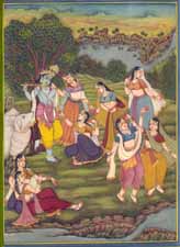Krishna With Gopikas