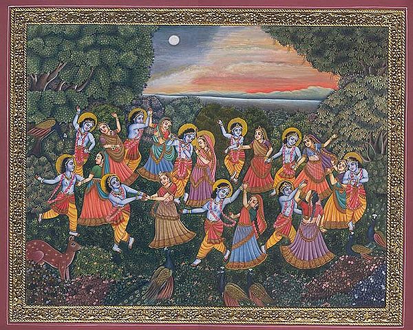 Krishna's Rasa with Gopis on Kartika-Purnima