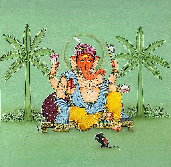 Lord Ganesha: An Intimate Image
